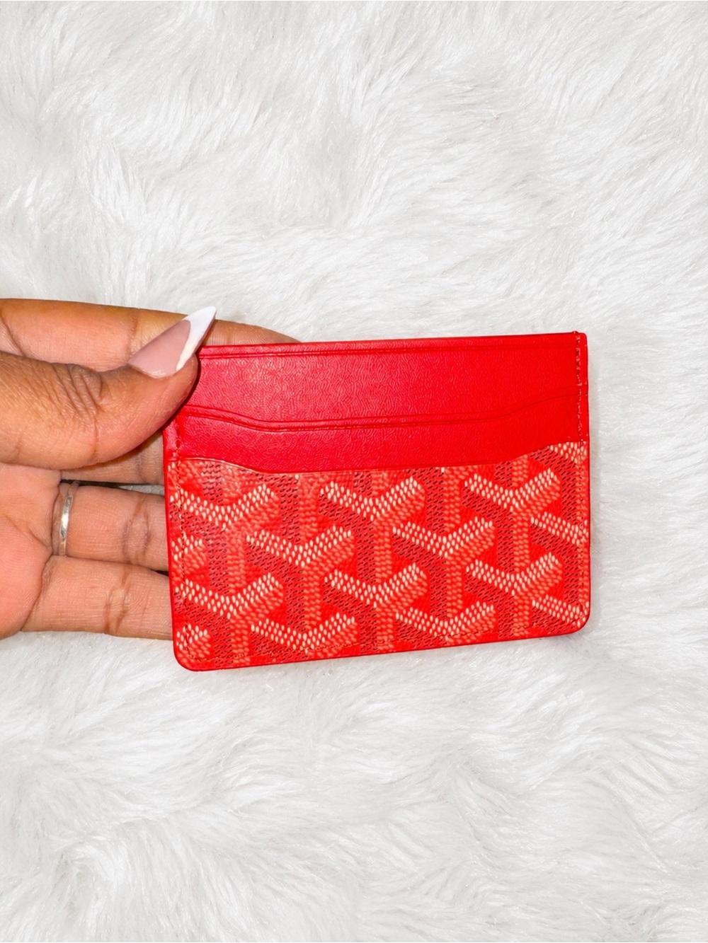 Red Card Holder Credit Card Wallet
